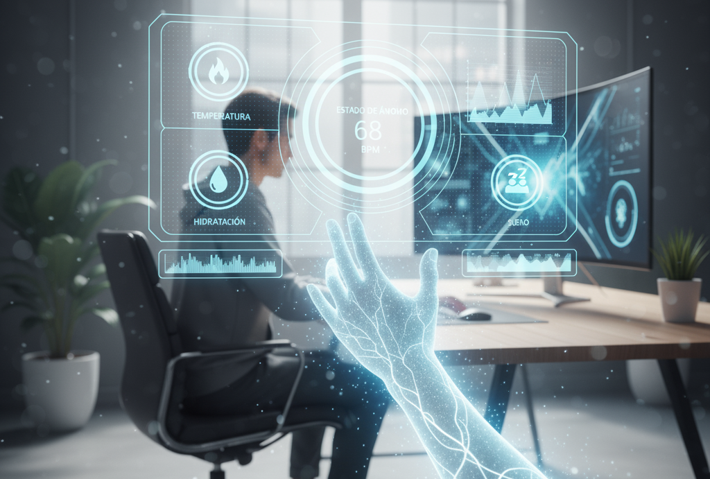 Interfaz de usuario de bienestar y bio-feedback